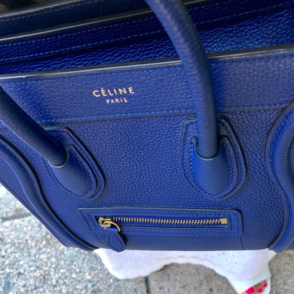 Authentic Celine nano cobalt blue gold hardware - Picture 3 of 3